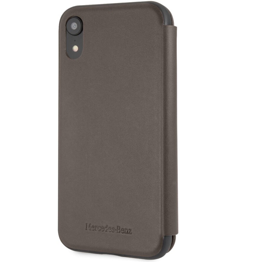 CG MOBILE IPhone XR Mercedes-Benz Genuine Leather Booktype Flip Case Cover Brown - Image 5