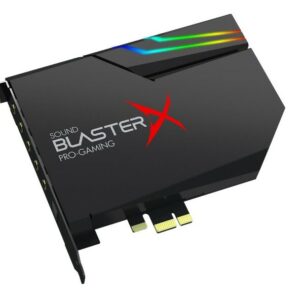 Creative Sound BlasterX AE-5 Hi-Resolution PCIe Gaming Sound Card DAC RGB Aurora