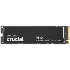 Crucial 1TB P510 PCIe Gen5 NVMe M.2 SSD CT1000P510SSD8