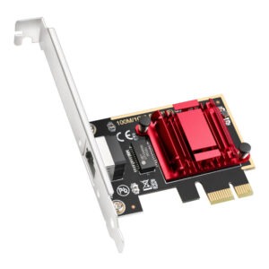 Cudy PE25 2.5Gbps PCI Expressx1 slot Network Adapter Low-Profile Bracket Windows