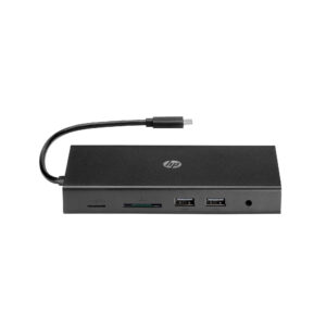 HP Travel USB-C Multi Port Hub Laptop Docking Station Dual HDMI VGA 1C1Y5AA