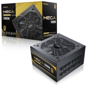 Antec MEGA 1000W Gold ATX 3.1 Fully Modular Power Supply PCIe 5.1 12V-2x6 PSU