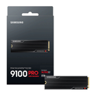 Samsung Solid State Drive Disk SSD 1TB 9100 PRO PCIe 5.0 NVMe M.2 with Heatsink
