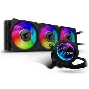Gigabyte Aorus Liquid Cooler 360 Circular LCD Display Triple 120mm ARGB Fans