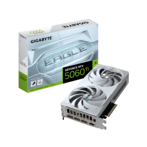 Graphics Card Gigabyte GeForce RTX 5060 Ti EAGLE ICE OC 8GB white GDDR7 2617 MHZ
