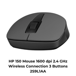 HP 150 Mouse 1600 dpi 2.4 GHz Wireless Connection 3 Buttons 2S9L1AA