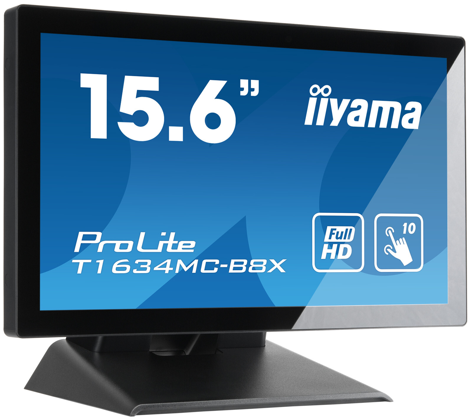 IIYAMA 15.6" ProLite T1634MC-B8X IPS Full HD PCAP 10 Point Touch Monitor Glass - Image 2