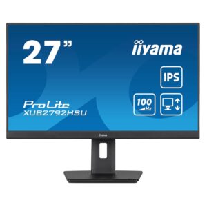 IIYAMA 27" ProLite IPS FHD 100Hz 0.4ms Monitor 250 cd/m2 1:1300 XUB2792HSU-B6