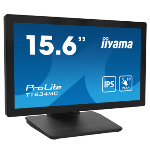 IIYAMA ProLite 15.6" FHD IPS PCAP 10 Point Touch Monitor 16:9 25ms T1634MC-B1S - Image 2