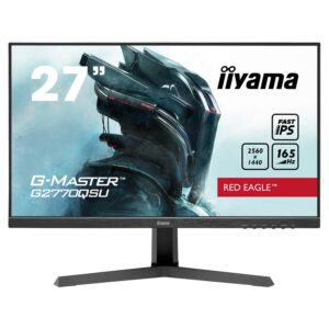 IIYAMA 27" WQHD 165Hz 0.5ms G-Master IPS Gaming Monitor 1:1000 G2770QSU-B1