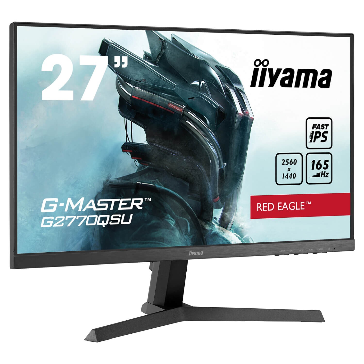 IIYAMA 27" WQHD 165Hz 0.5ms G-Master IPS Gaming Monitor 1:1000 G2770QSU-B1 - Image 2
