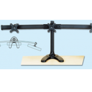 IPPON Triple Monitor Arm 1 Joint 8kg Desktop Stand for 3 monitors 26" IPMA66301