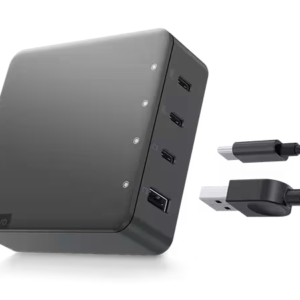 Lenovo Go 130W Multi-Port Charger USB-C*3 USB-A *1 up to 4 devices at full speed