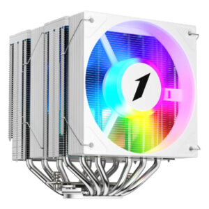 1STPLAYER Cryo ARGB PWM 120mm Fan White Dual Ring CY12LD-WH Addressable RGB