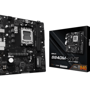 ASRock B840M-HVS LGA1851 Motherboard Intel B840 DDR5 M.2 mATX 90-MXBSQ0-A0UAYZ