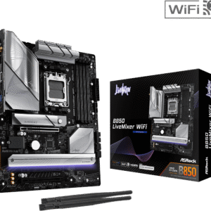 ASRock B850 LiveMixer WiFi AM5 Motherboard PCIe 5.0 DDR5 ATX 90-MXBQU0-A0UAYZ