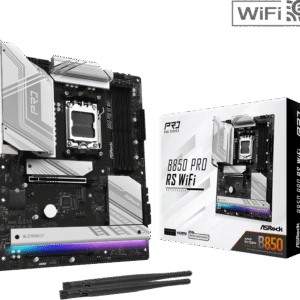 ASRock B850 Pro RS WiFi AM5 Motherboard PCIe 5.0 DDR5 ATX 90-MXBQL0-A0UAYZ