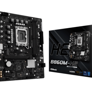 ASRock B860M-H2 LGA1851 Motherboard Intel B860 DDR5 M.2 mATX 90-MXBS00-A0UAYZ