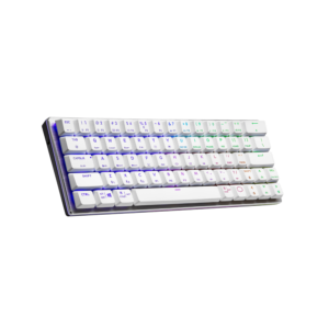 Cooler Master SK622 Wireless Mechanical Gaming Keyboard White Low Profile Red
