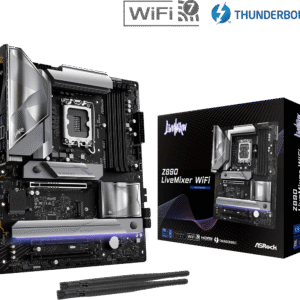 ASRock Z890 LiveMixer WiFi LGA1851 Motherboard Intel Z890 DDR5 90-MXBPE0-A0UAYZ