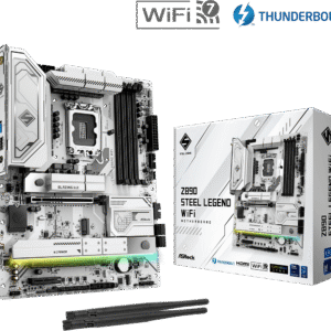 ASRock Z890 Steel Legend WiFi LGA1851 Motherboard Intel Z890 DDR5 ATX 90-MXBPF0