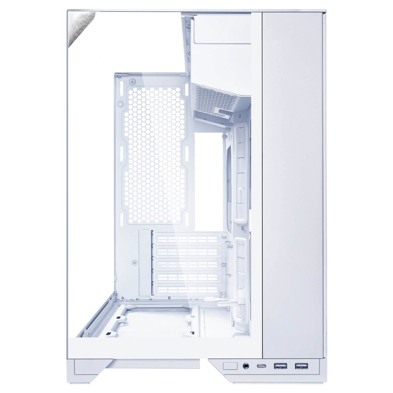 Lian Li O11 Vision-M White PC Gaming Case 3-Sided Tempered Glass 360mm AIO - Image 5