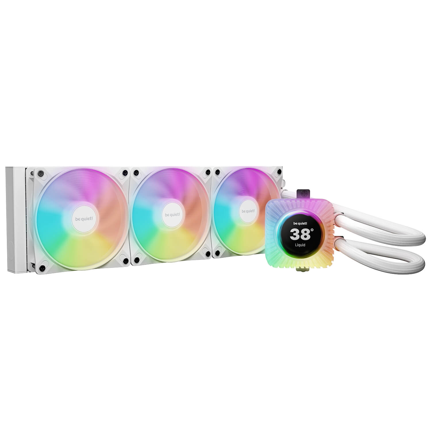 be quiet! Light Loop 360mm White AIO Liquid CPU Cooler ARGB Intel AM5 LGA1851