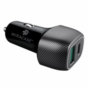 Miracase 43W Type C and USB Car Charger including TYPE-C to TYPE-C cable