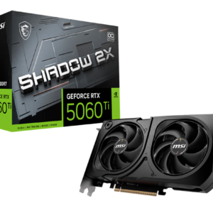 MSI RTX 5060 Ti 8G SHADOW 2X OC PLUS video card GDDR7 PCI E Gen 5 x16 28 Gbps