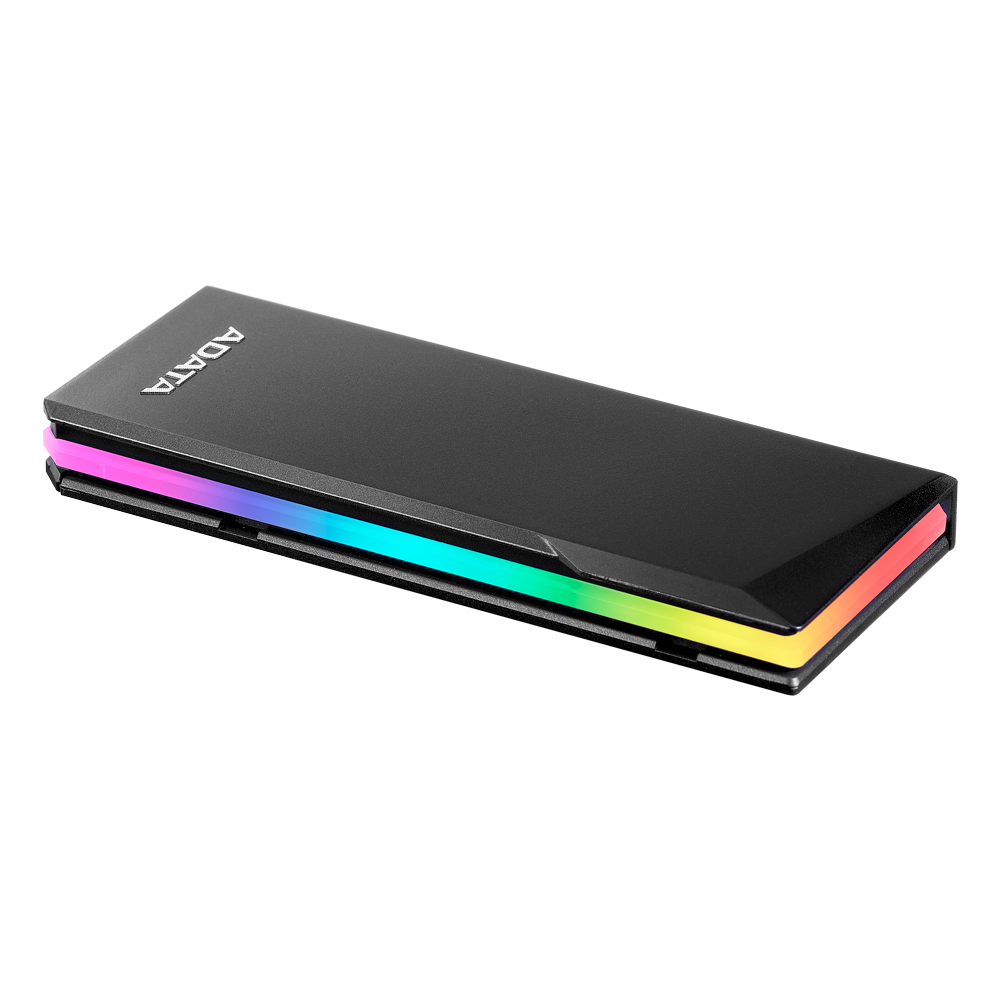 A-DATA EC700G External Storage Box SSD M.2/PCIe SATA RGB lighting USB 3.2 - Image 2