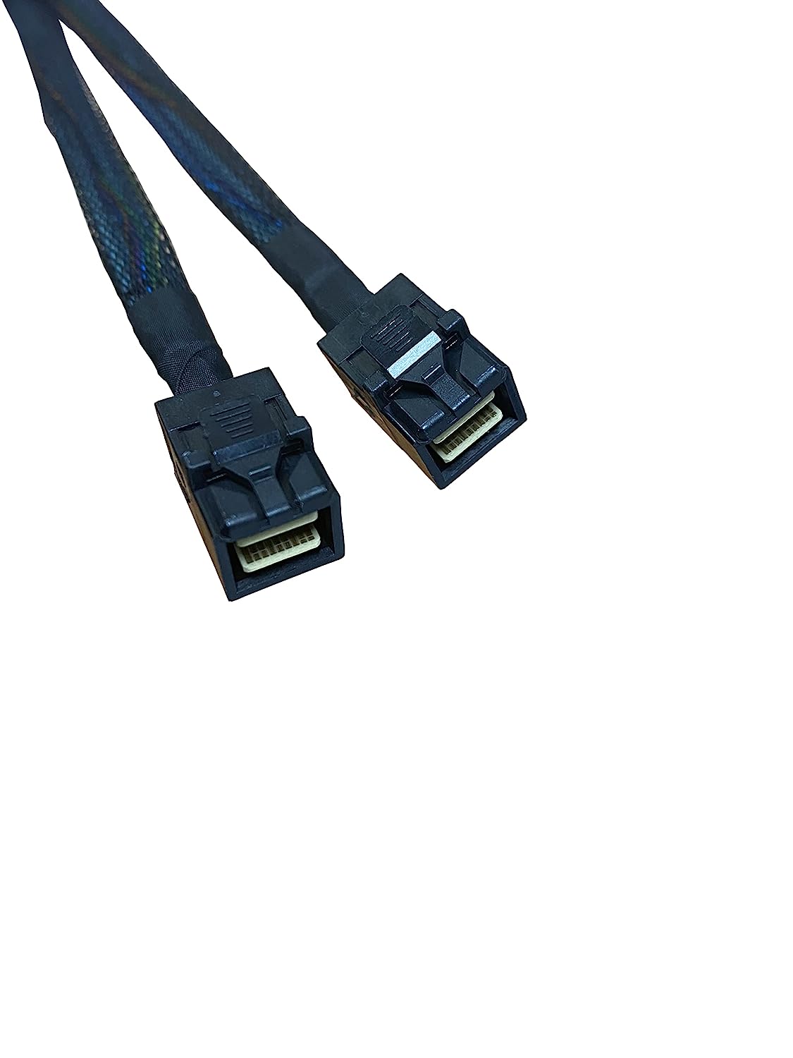 DiliVing SlimSAS 8x SFF-8654 74Pin 2x Mini-SAS HD SFF-8643 Cable RSL74-7657-AX1