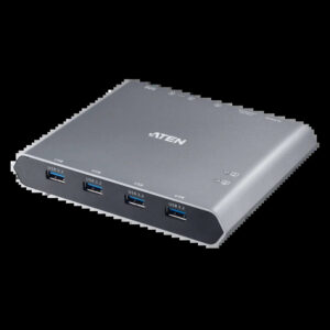 ATEN US3311 2-Port 4K 8K USB-C KVM Switch Dock 100W PD Thunderbolt Mac Windows