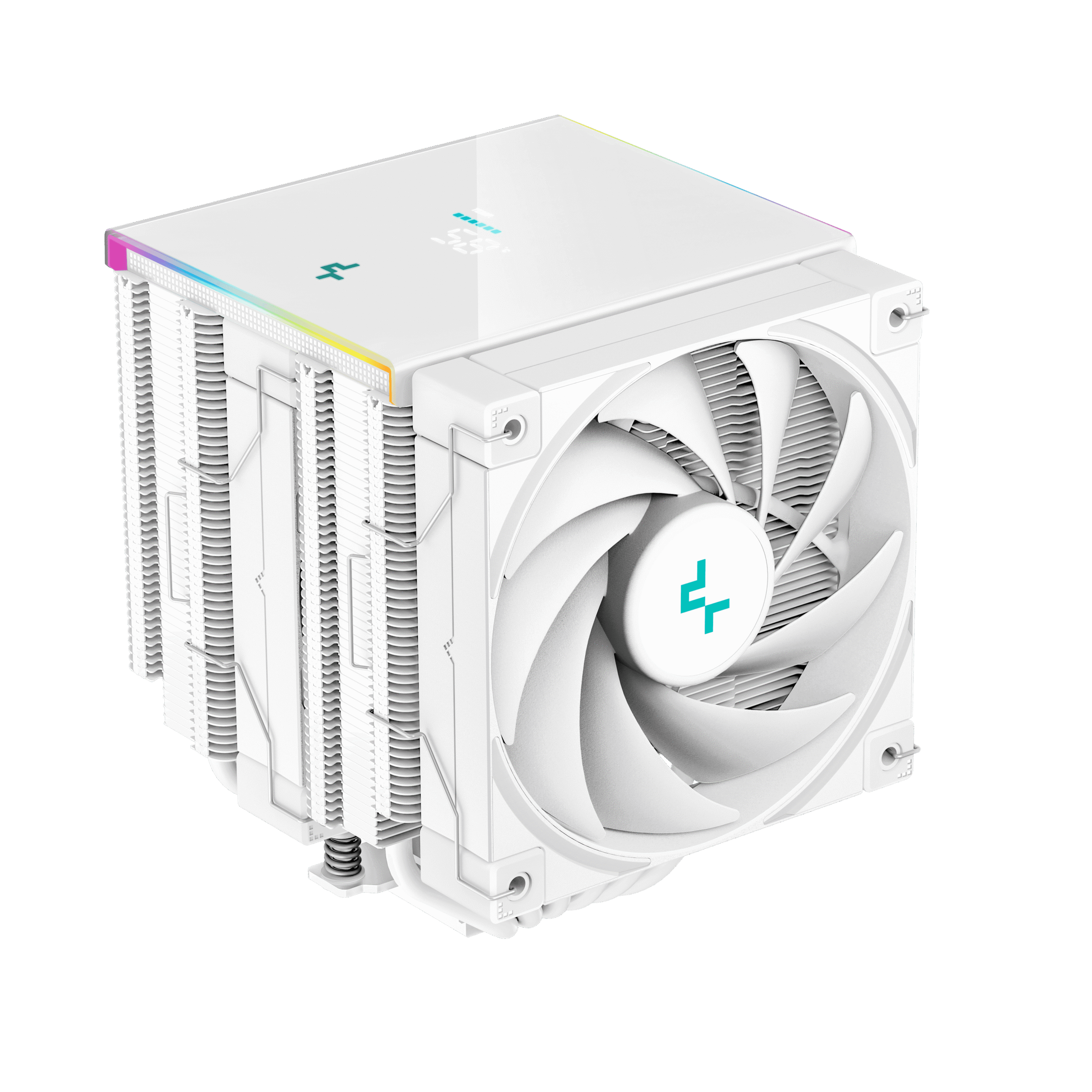 DeepCool AK620 DIGITAL White CPU Air Cooler 260W TDP Intel AM5 LGA1851 WH Fan