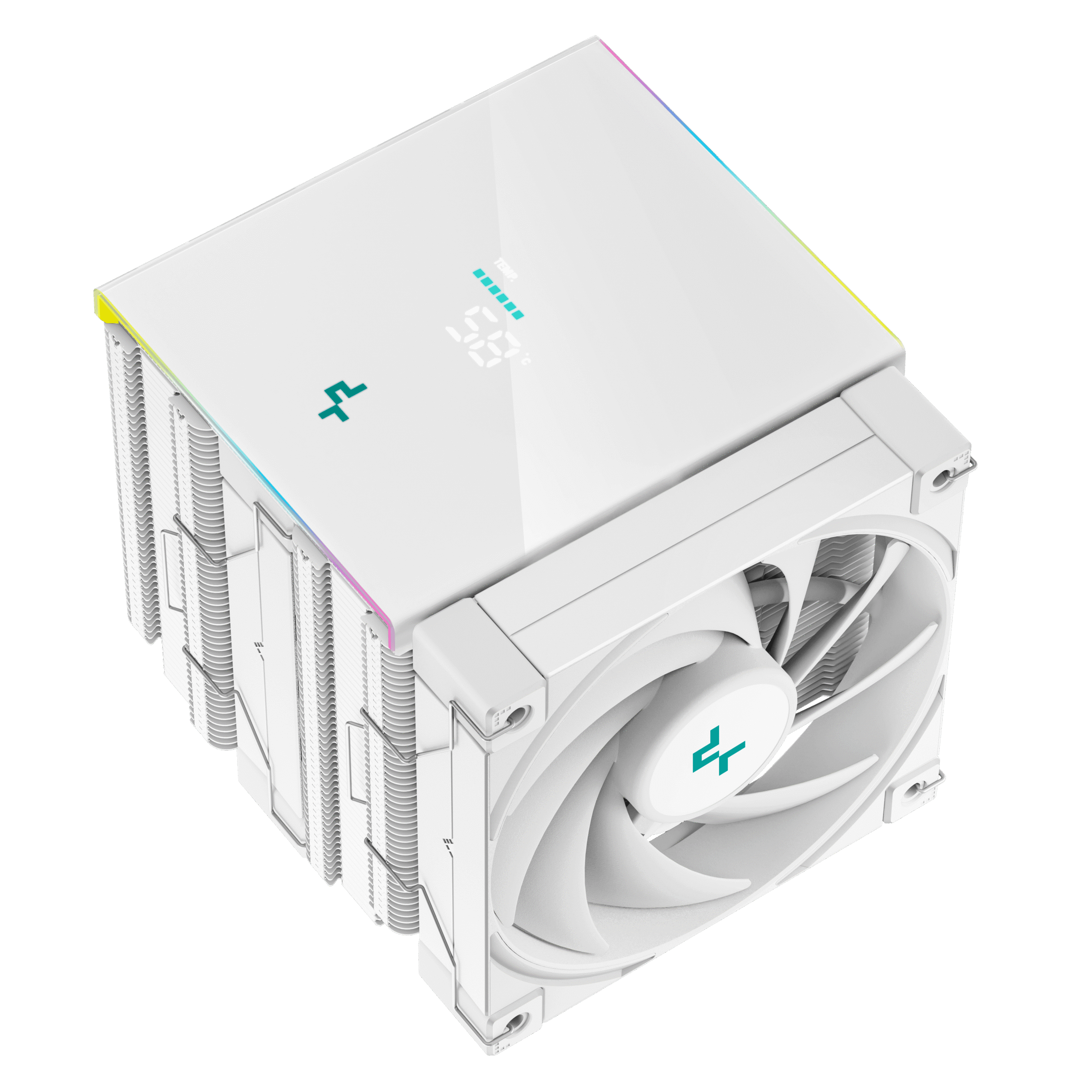 DeepCool AK620 DIGITAL White CPU Air Cooler 260W TDP Intel AM5 LGA1851 WH Fan - Image 4