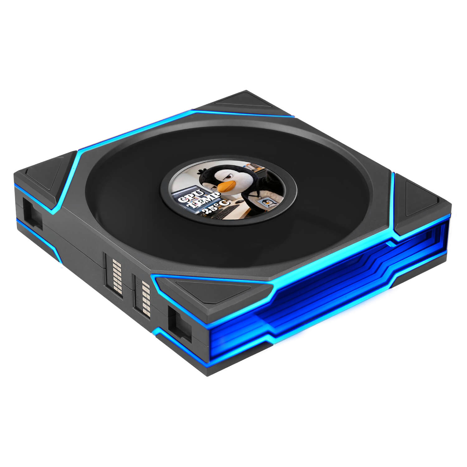 Lian Li UNI FAN TL LCD FLEX 120mm Black Reverse Blade LCD Fan Pack 12RTLLCD1F1B - Image 4