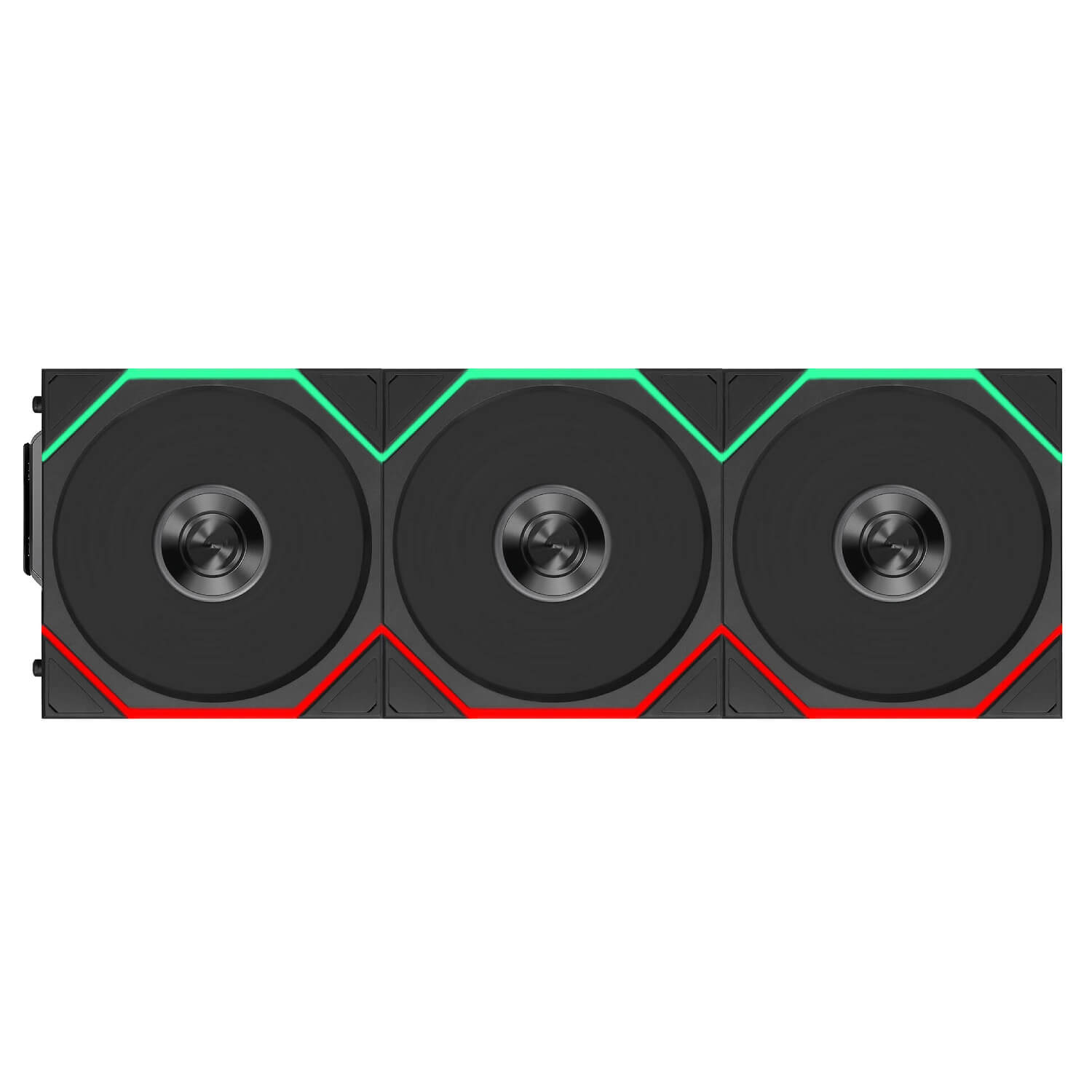 Lian Li UNI FAN TL FLEX 120mm Black 3-Pack Standard Blade w/ Controller 12TL1F3B