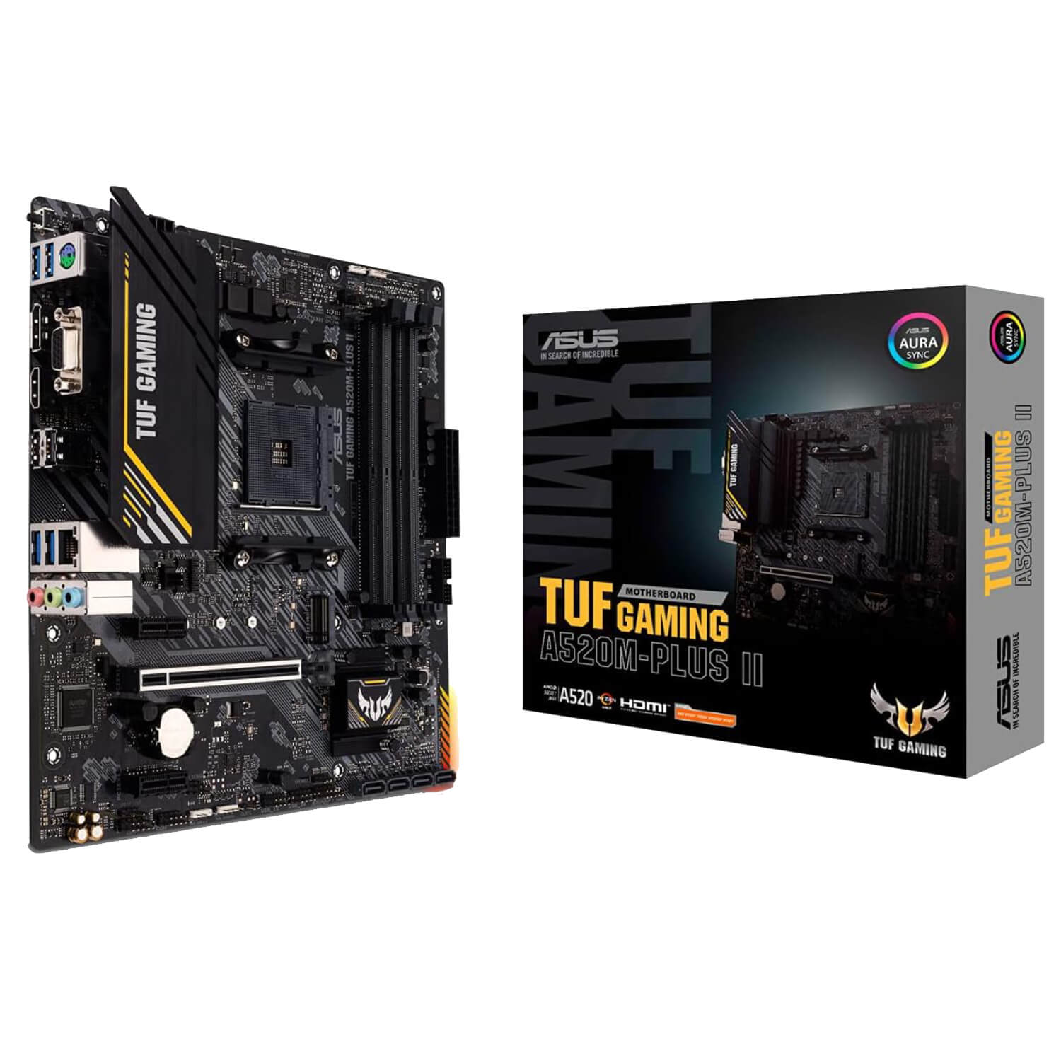 ASUS TUF Gaming A520M-Plus II AM4 Micro-ATX DDR4 90MB17G0-M0EAY0 - Image 3