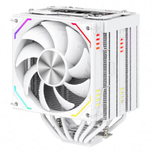 1stPlayer FT12DSL-6 White CPU Cooler Dual Tower 6 Heatpipes LCD Screen 275W