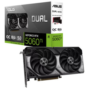 ASUS Dual RTX 5060 Ti OC 8GB GDDR7 Graphics Card 90YV0MP2-M0NA00 Blackwell