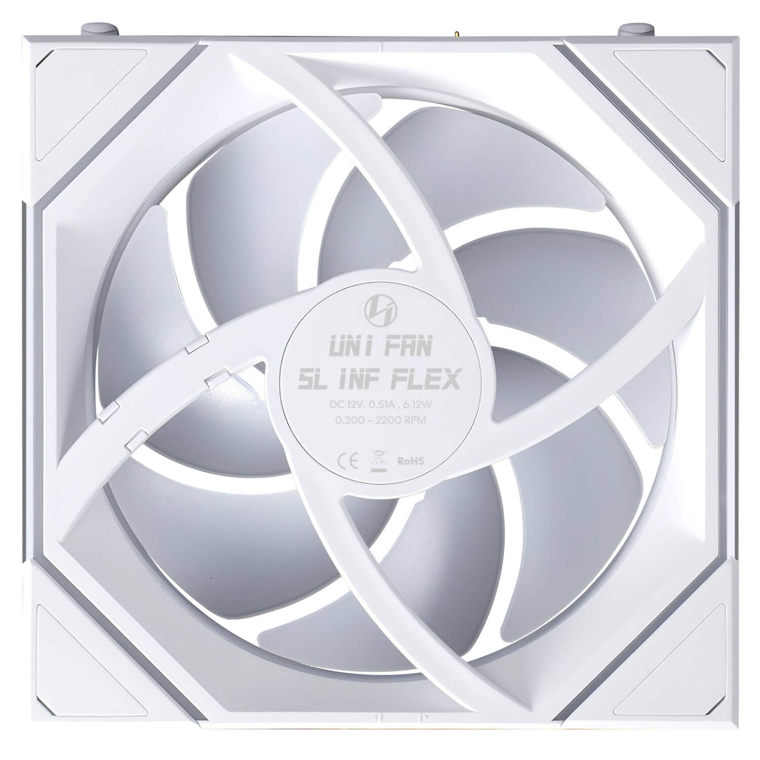 Lian Li UNI FAN SL-INF FLEX 120mm Black 3-Pack Reverse Blade Controller 12RSLIN1F3B - Image 2