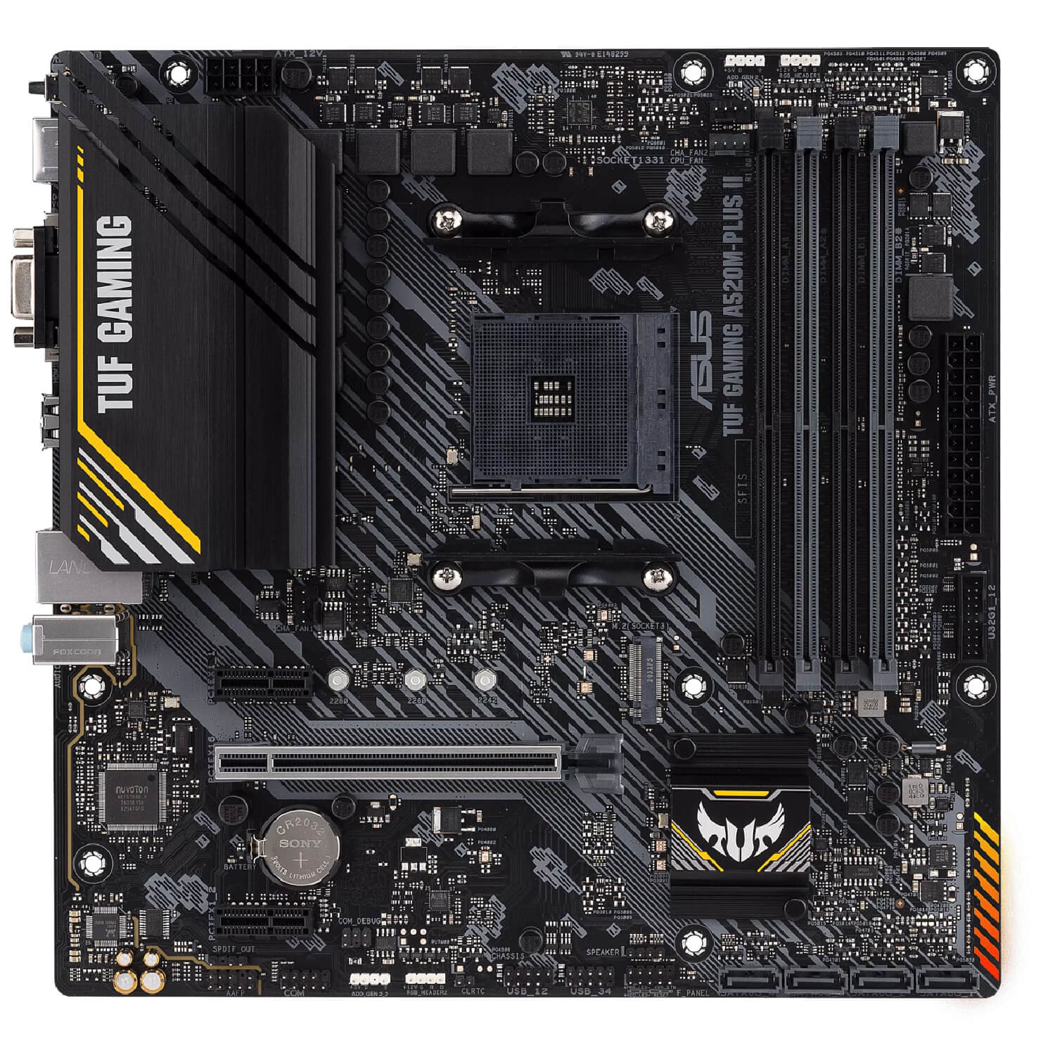 ASUS TUF Gaming A520M-Plus II AM4 Micro-ATX DDR4 90MB17G0-M0EAY0 - Image 2