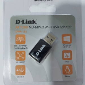 D-Link DWA-182 Wireless AC1200 Dual Band USB Adapter WiFi AC 300Mbps