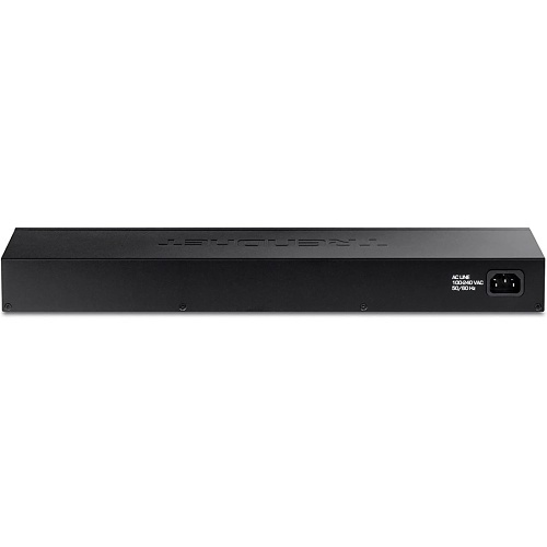 TRENDnet TEG-S25 24-Port Gigabit Switch Unmanaged Metal 1U Rackmount 48Gbps Hub - Image 2