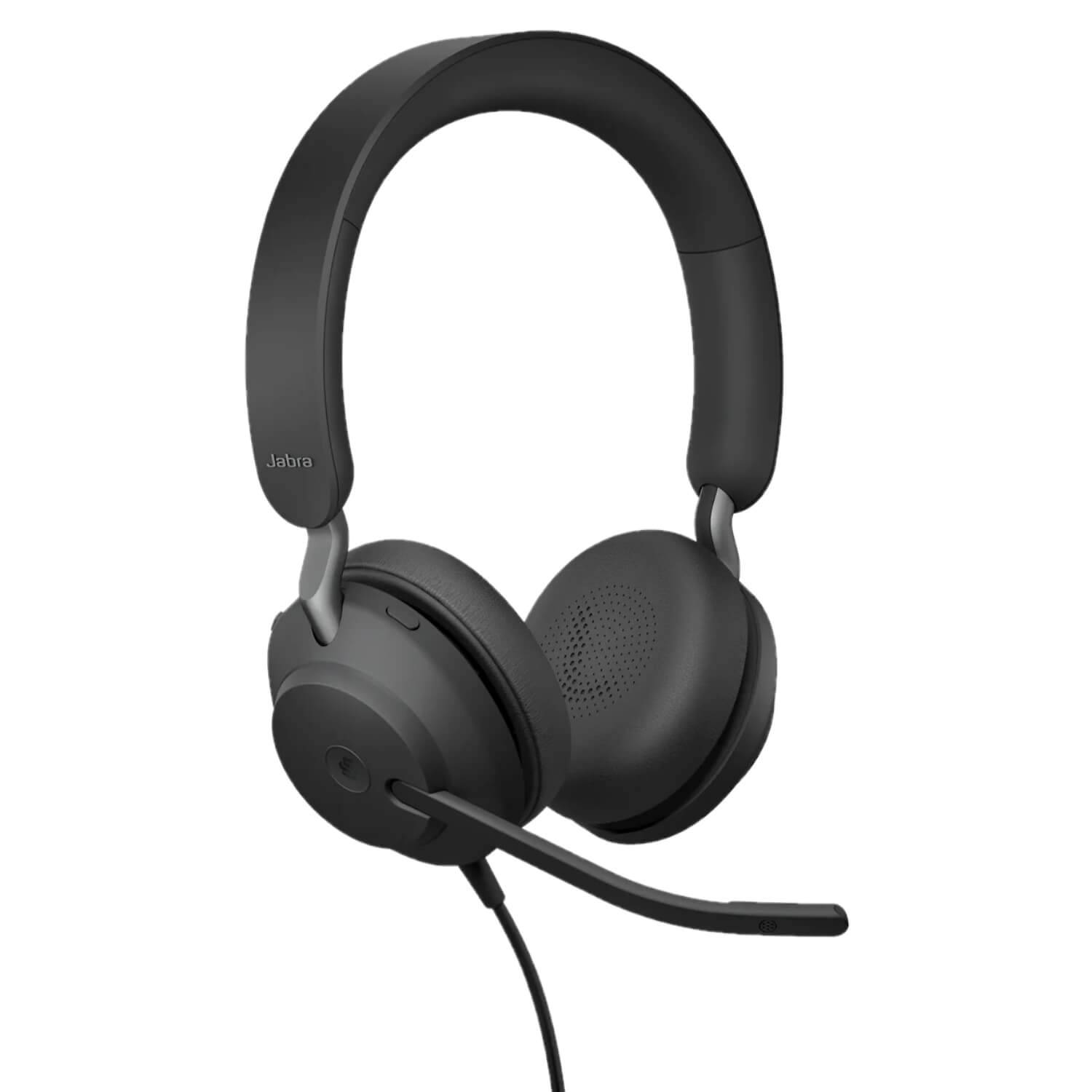 Jabra Evolve2 40 SE USB-C MS Stereo Wired On-Ear Headset Black 24189-999-899