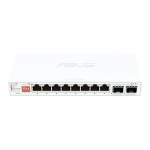 ASUS QG-U1080 8-Port 2.5G 2-Port 10G SFP+ Switch 90IG0A00-MO3B00 Unmanaged Hub