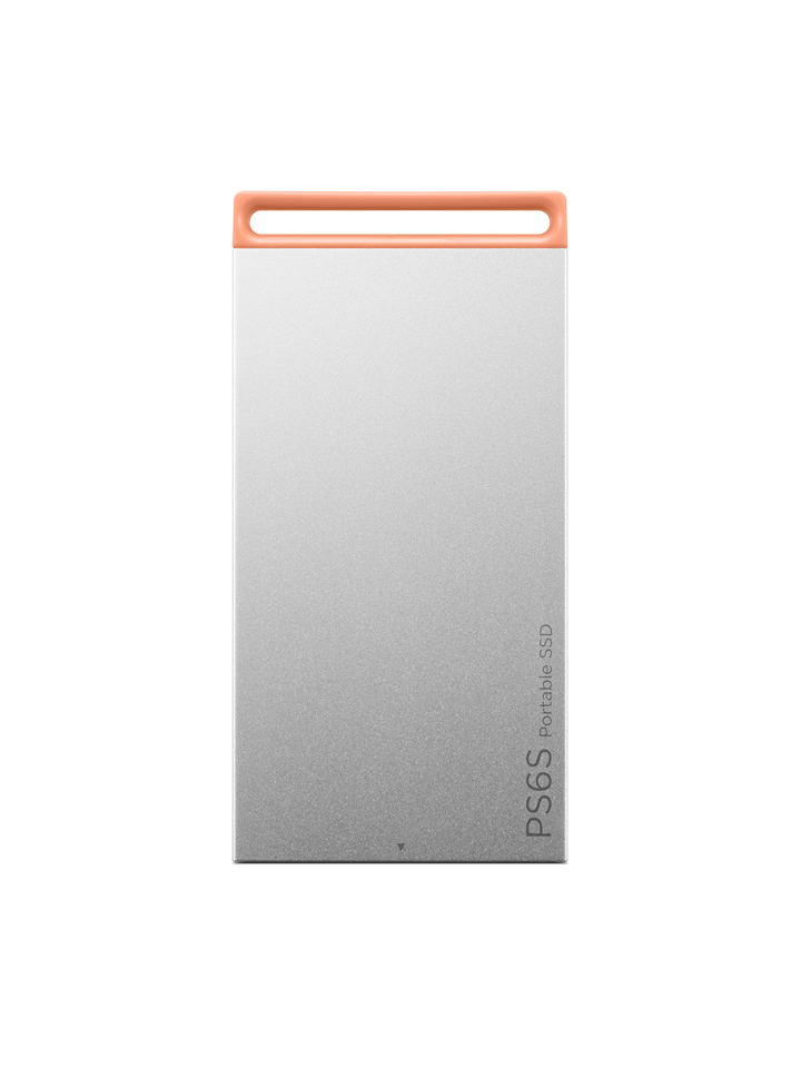 Lenovo PS6S 512GB Portable SSD External Solid State Drive USB-C Type-C Grey