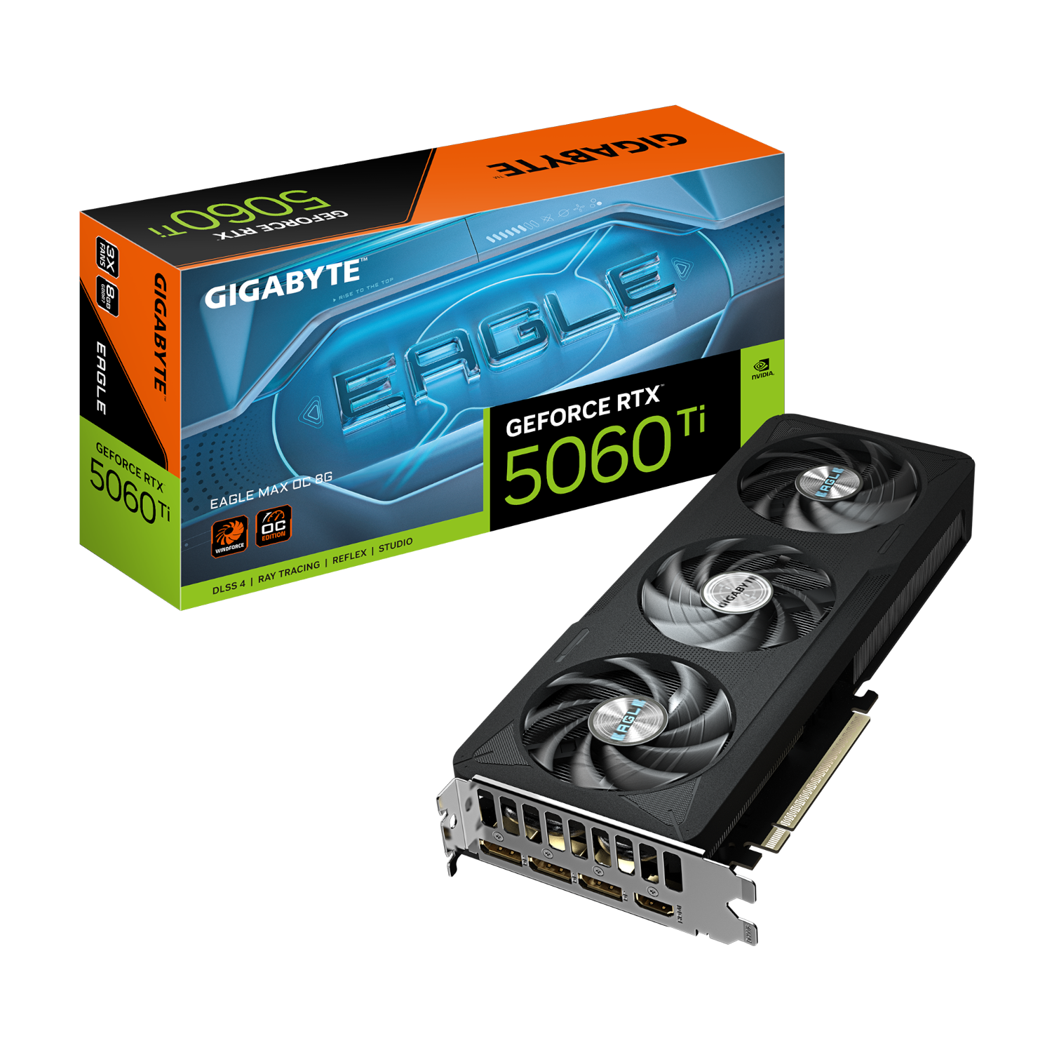 Gigabyte GeForce RTX 5060 Ti Eagle Max OC 8GB GDDR7 GPU GV-N506TEAGLEMAX OC-8GD