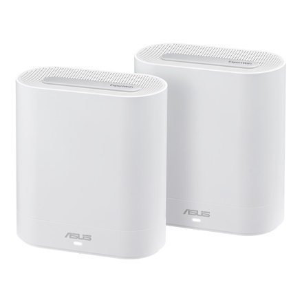 ASUS ExpertWiFi EBM68 AX7800 Tri-Band WiFi 6 Business Mesh White 2-Pack Failsafe