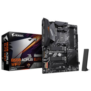 Gigabyte B550 AORUS ELITE WIFI7 AM4 ATX DDR4 Motherboard AMD Ryzen Gen7 Wi-Fi