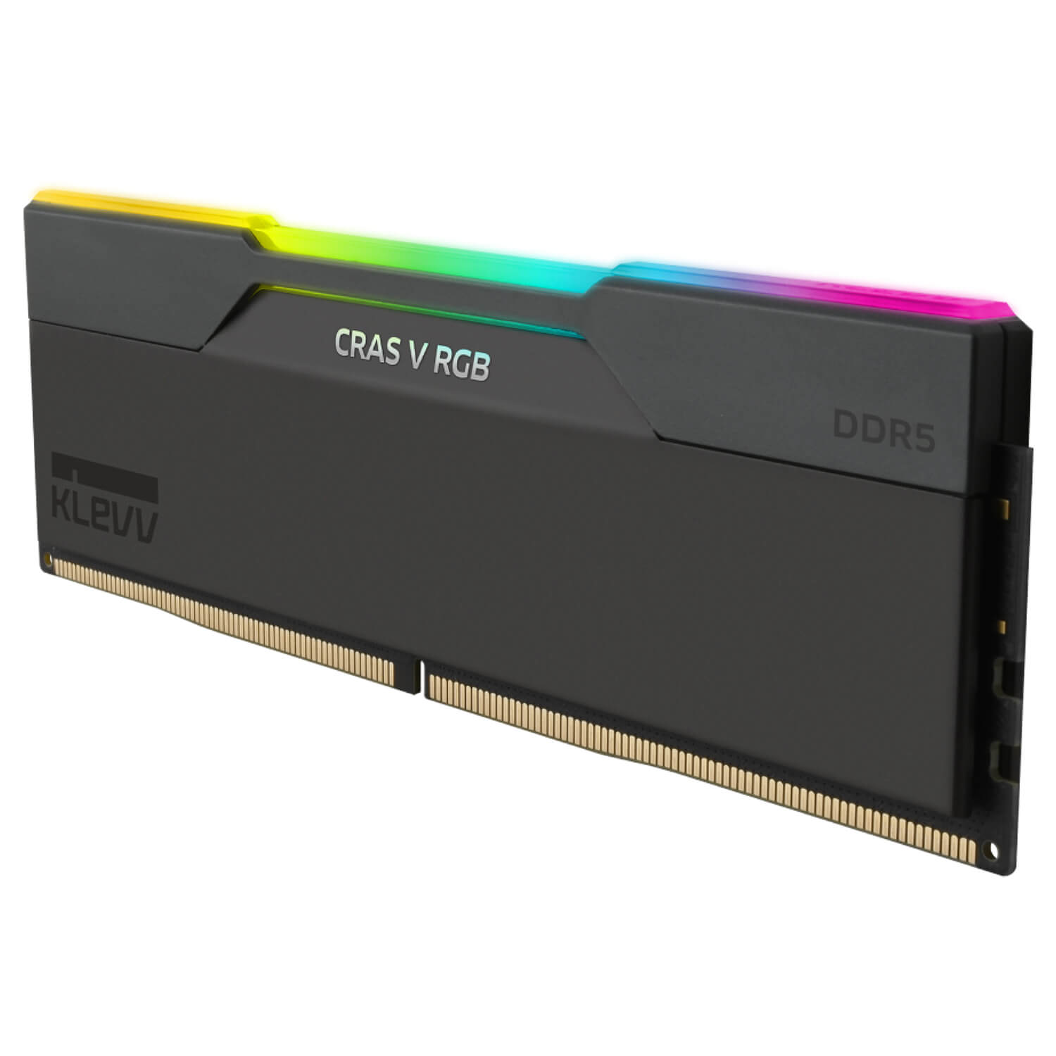 Klevv Cras V RGB DDR5 64GB (2x32GB) 6400MHz CL32 Gaming Desktop RAM Black Kit - Image 5